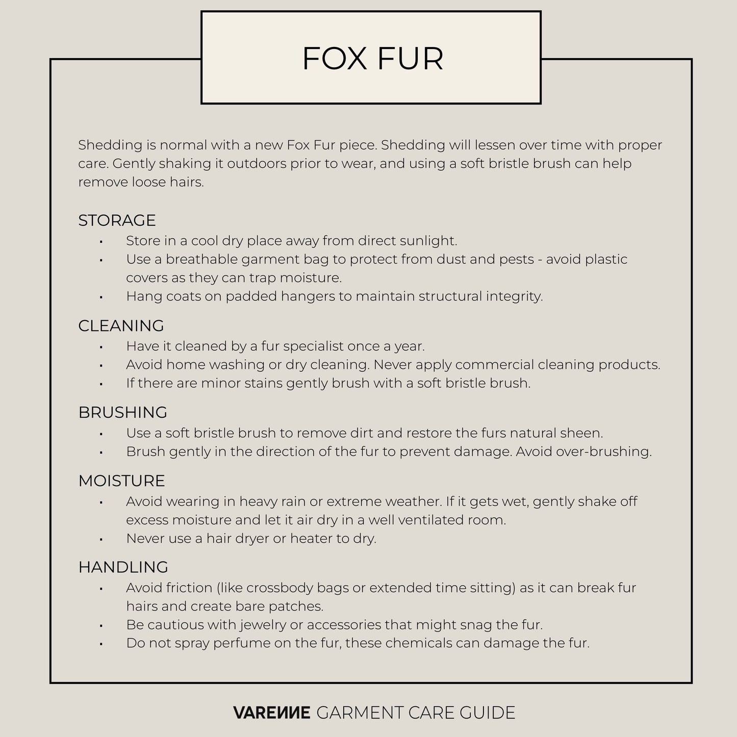 Fox Fur Top