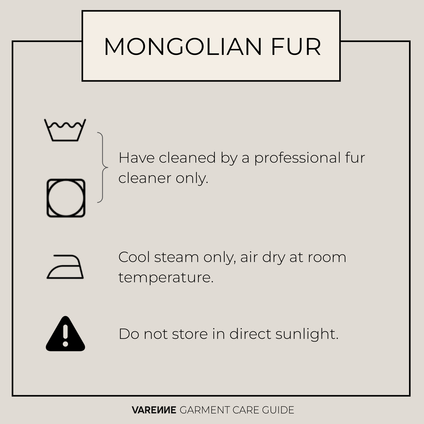 Mongolian Fur Mocha Skirt