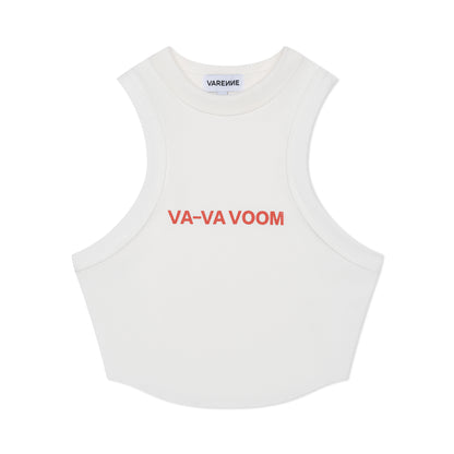 Camiseta sin mangas VA VA VOOM blanca