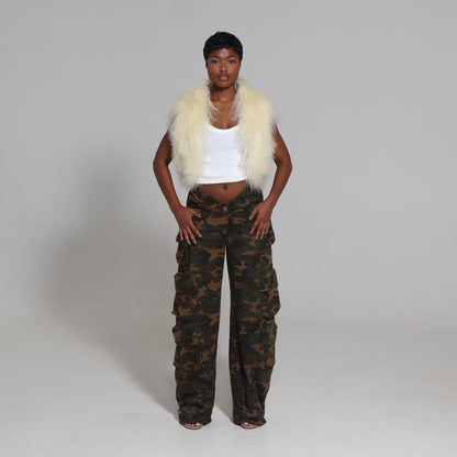 Slanted V Camo Trousers
