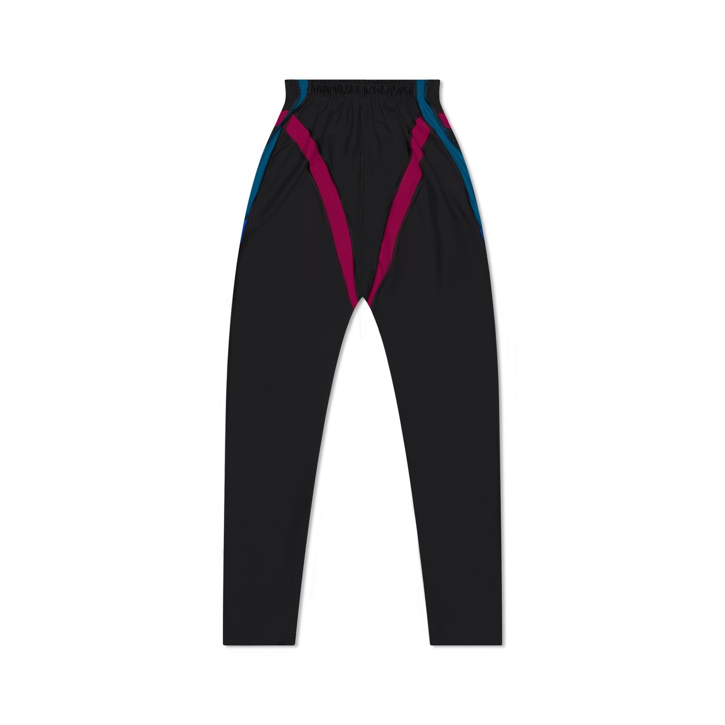 Leggings color puce con corte en V