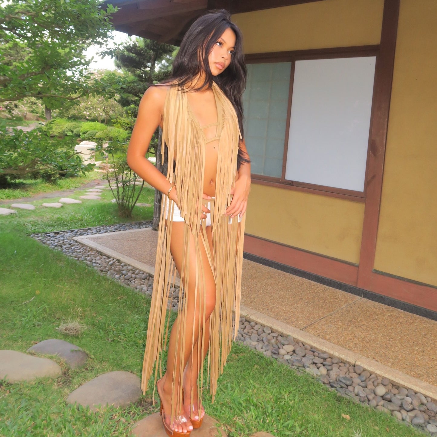 Fringe Halter Top
