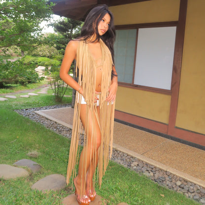 Fringe Halter Top