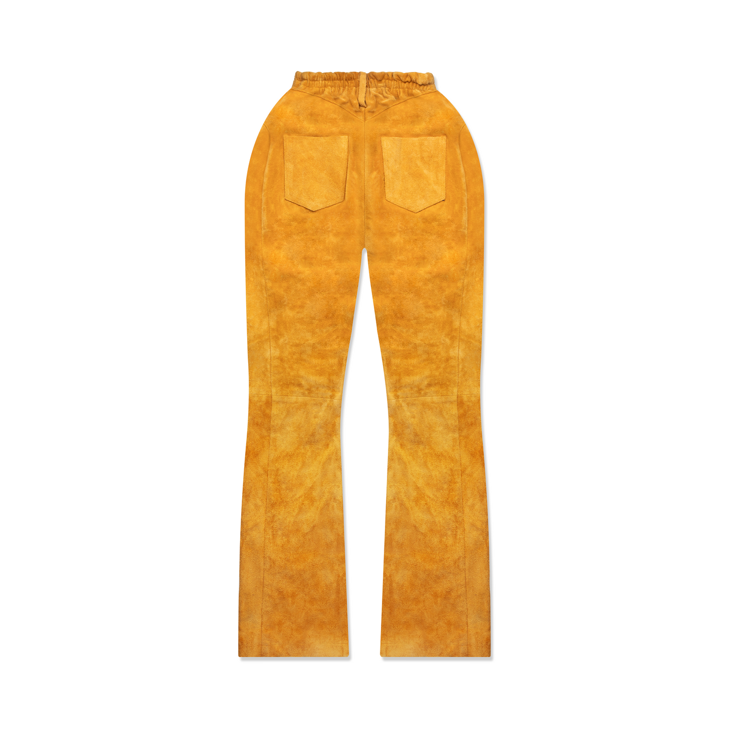 V Cut Suede Pants