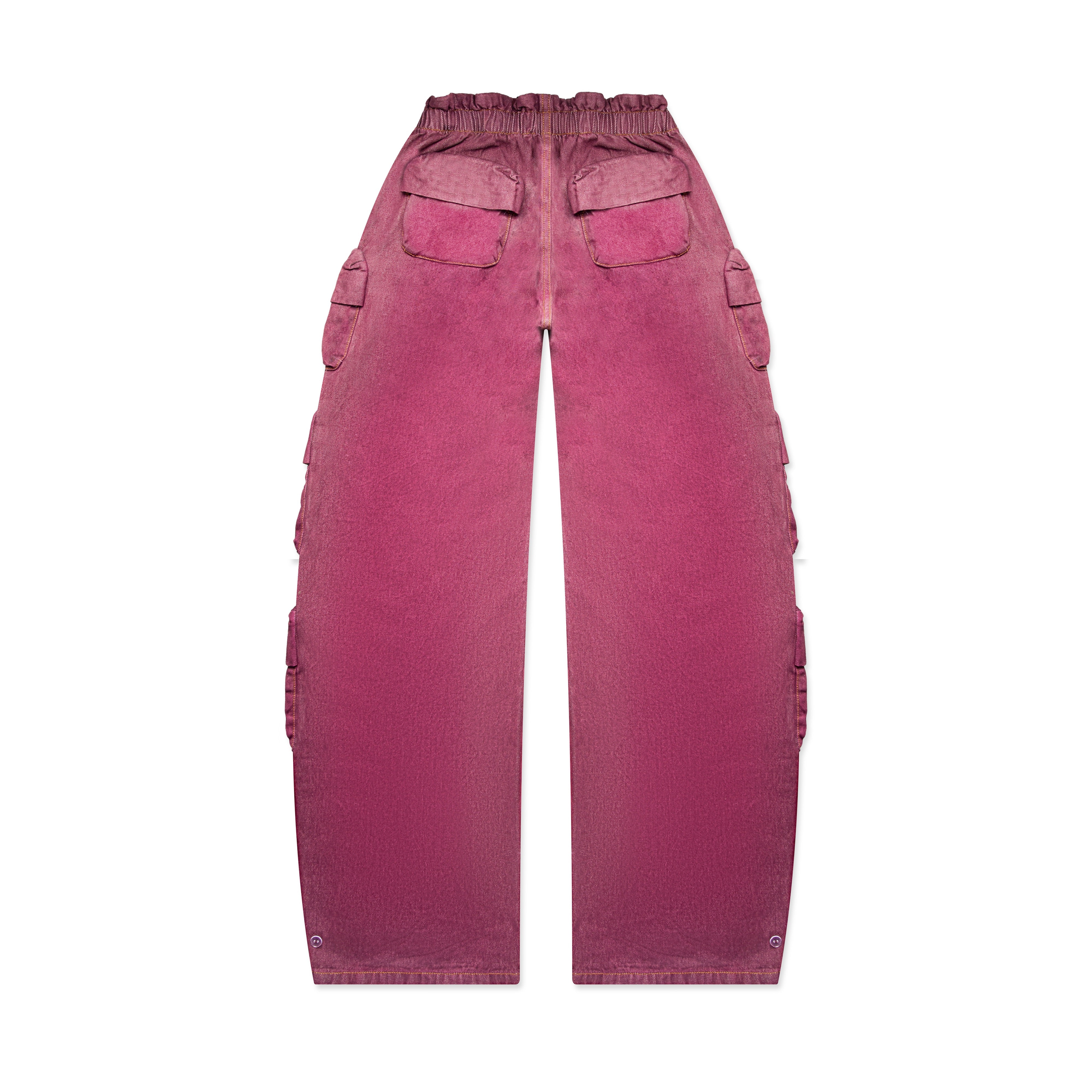 デニム・ジーパン NOT4NERD Side One Tuck Denim Balloon Pants Pink PT064PK Side One Tuck Denim Balloon Pants - Pink - 감도 깊은 취향