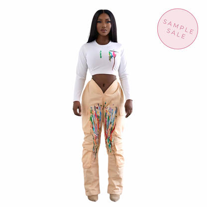 [SAMPLE SALE] V Cut Kanvas Khaki Pants