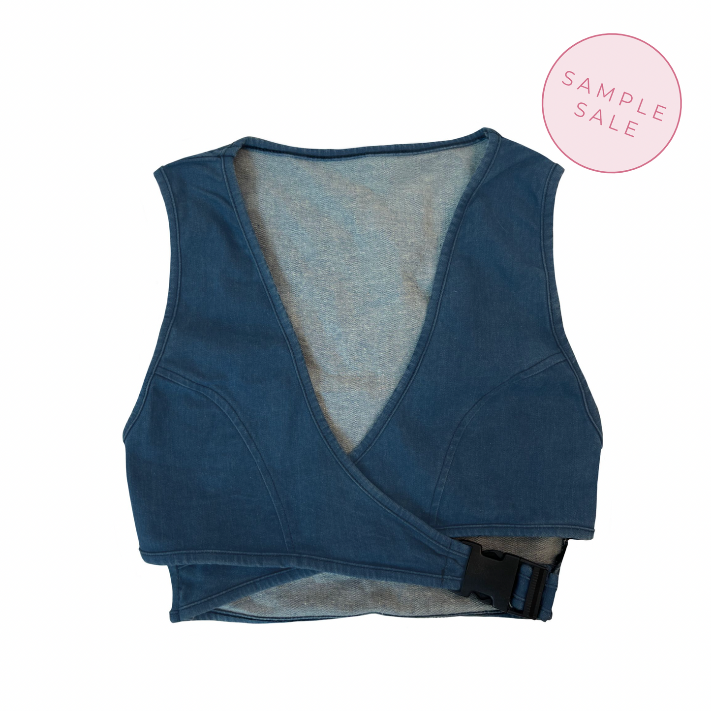 [VENTA DE MUESTRAS] Top vaquero azul oscuro