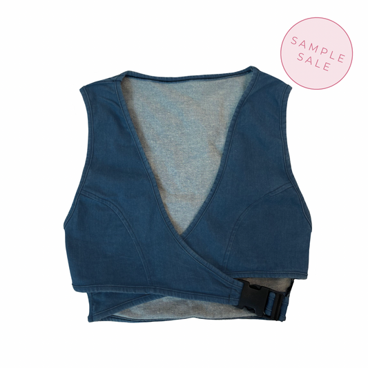 [SAMPLE SALE] Denim Top Dark Blue