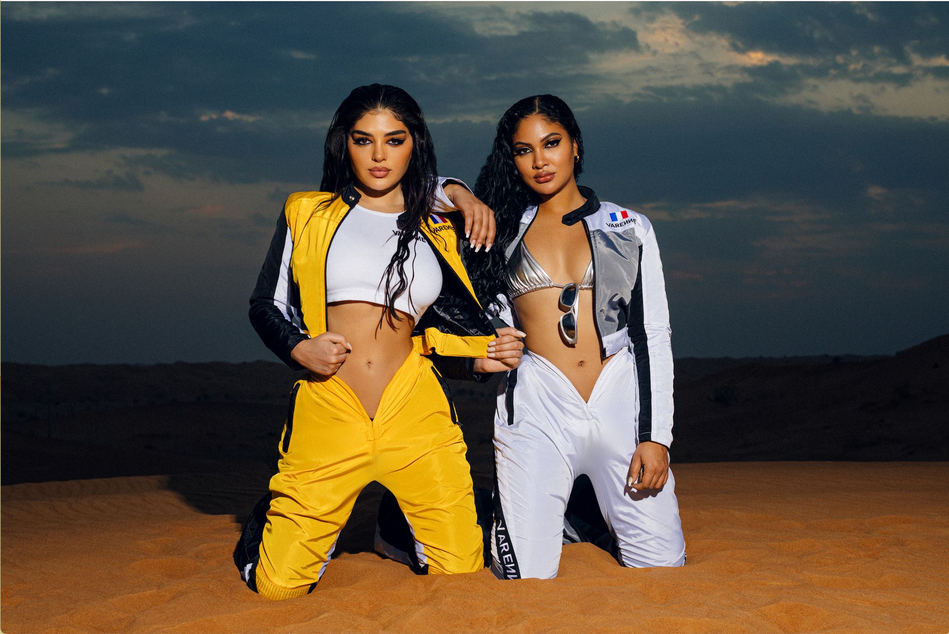 V CUT White Moto Slush Pants