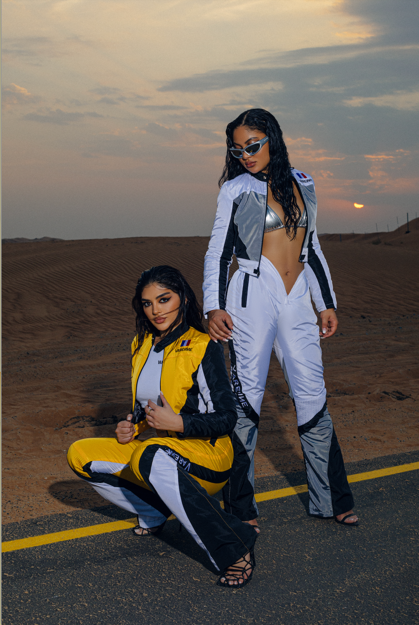 V CUT White Moto Slush Pants