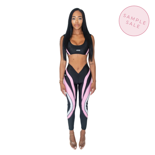 [SAMPLE SALE] V Cut Pink Leggings