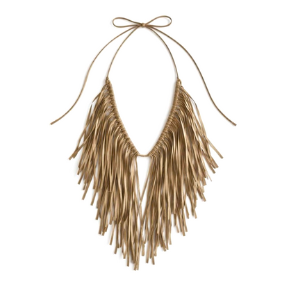 Fringe Halter Top