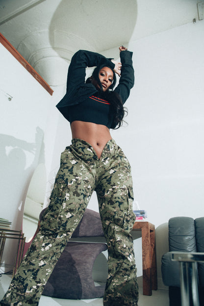 V CUT Digital Camo Pants