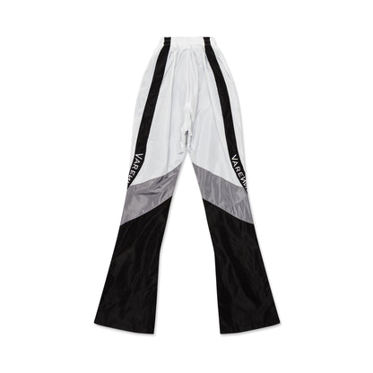 V CUT White Moto Slush Pants