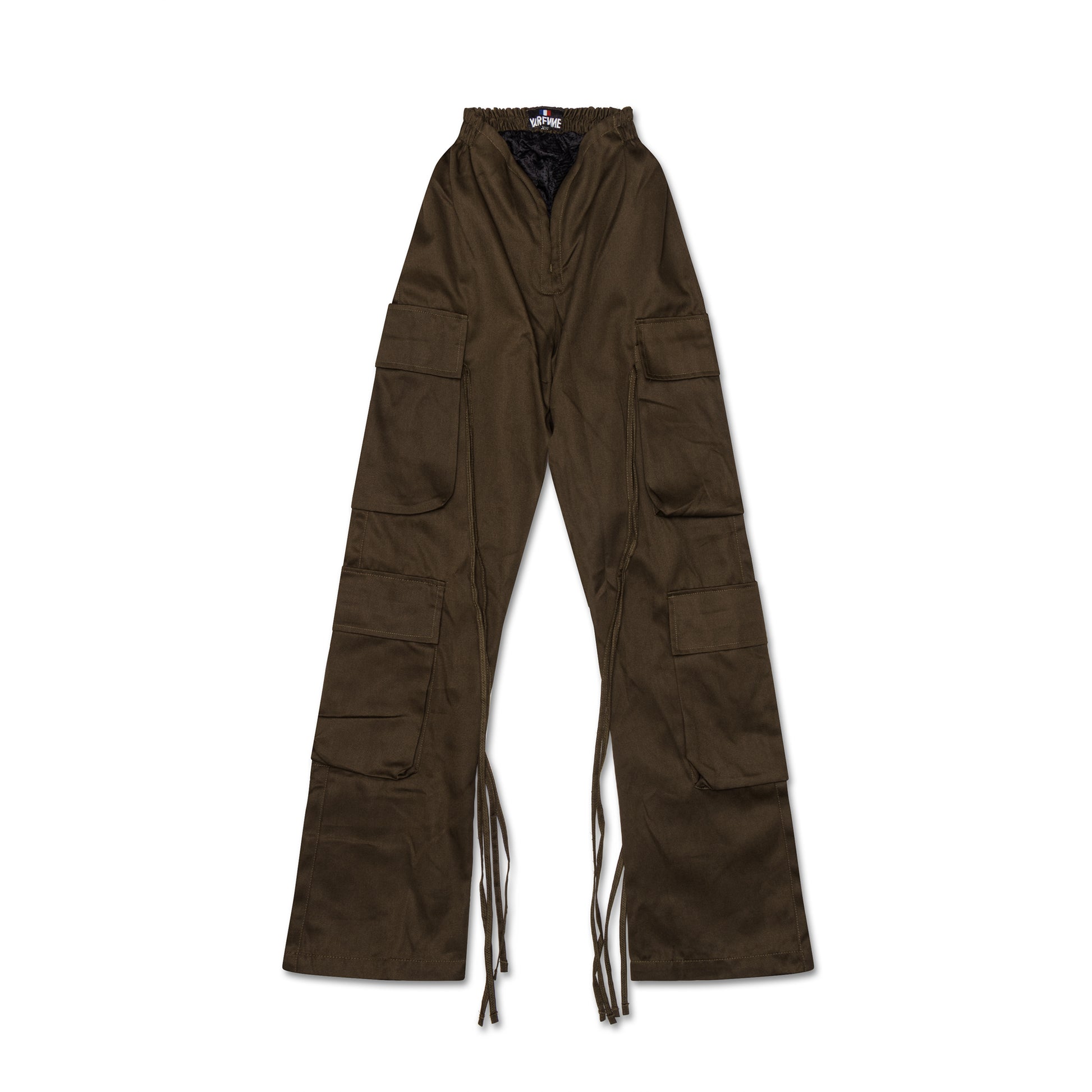 V Cut Olive Khaki Pants