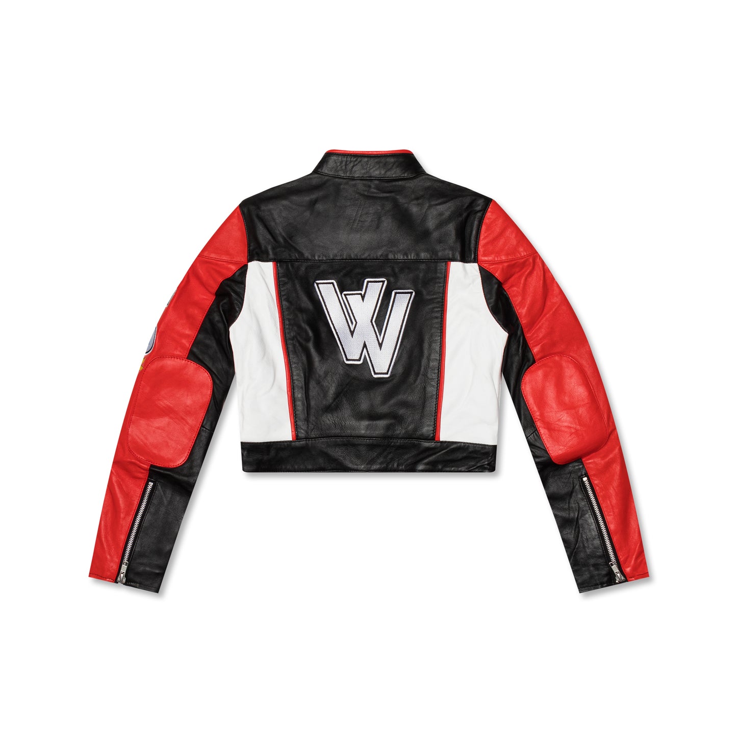 Red Moto Leather Jacket