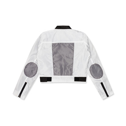 White Moto Slush Jacket