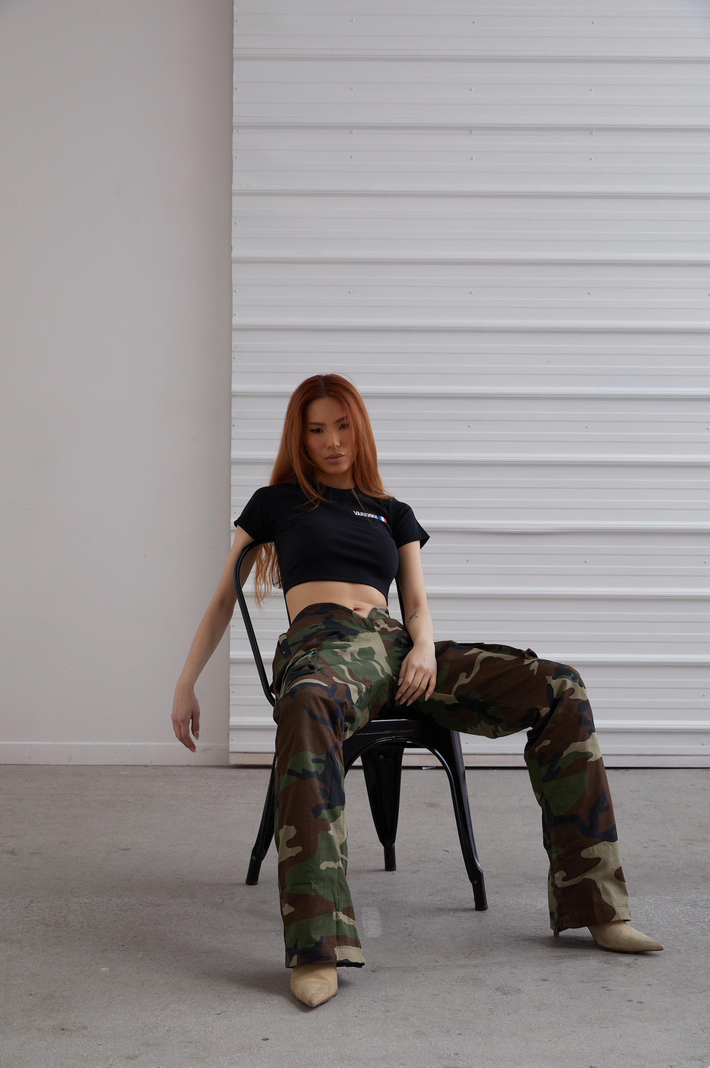 V Cut Camo Pants